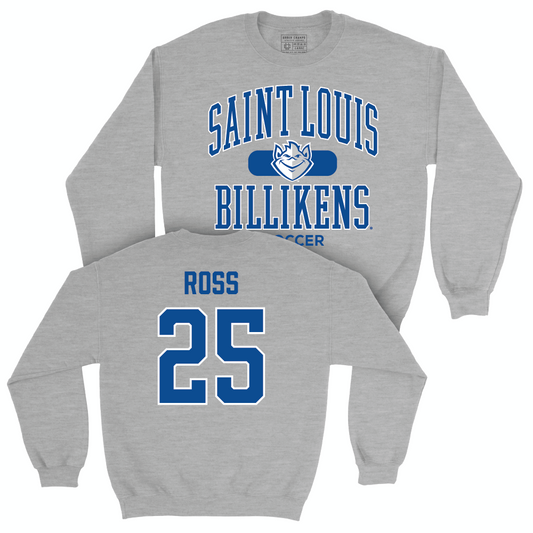 St. Louis Men's Soccer Sport Grey Classic Crew - Cole Ross Small