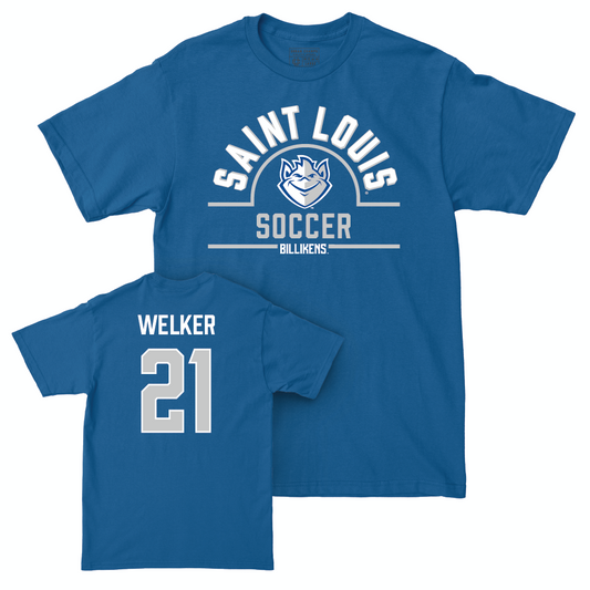 St. Louis Women's Soccer Royal Arch Tee - Camille Welker Small