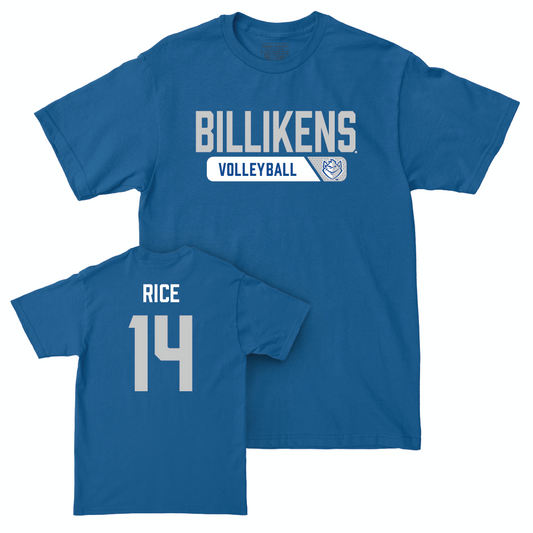 St. Louis Women's Volleyball Royal Staple Tee - Delaney Rice Small