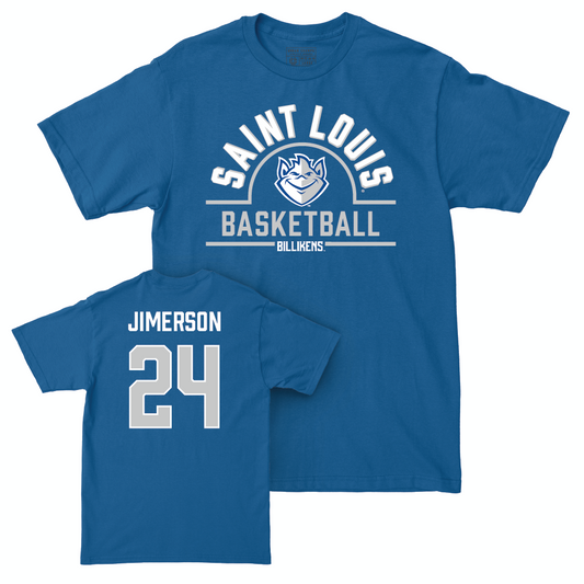 St. Louis Men's Basketball Royal Arch Tee - Gibson Jimerson Small