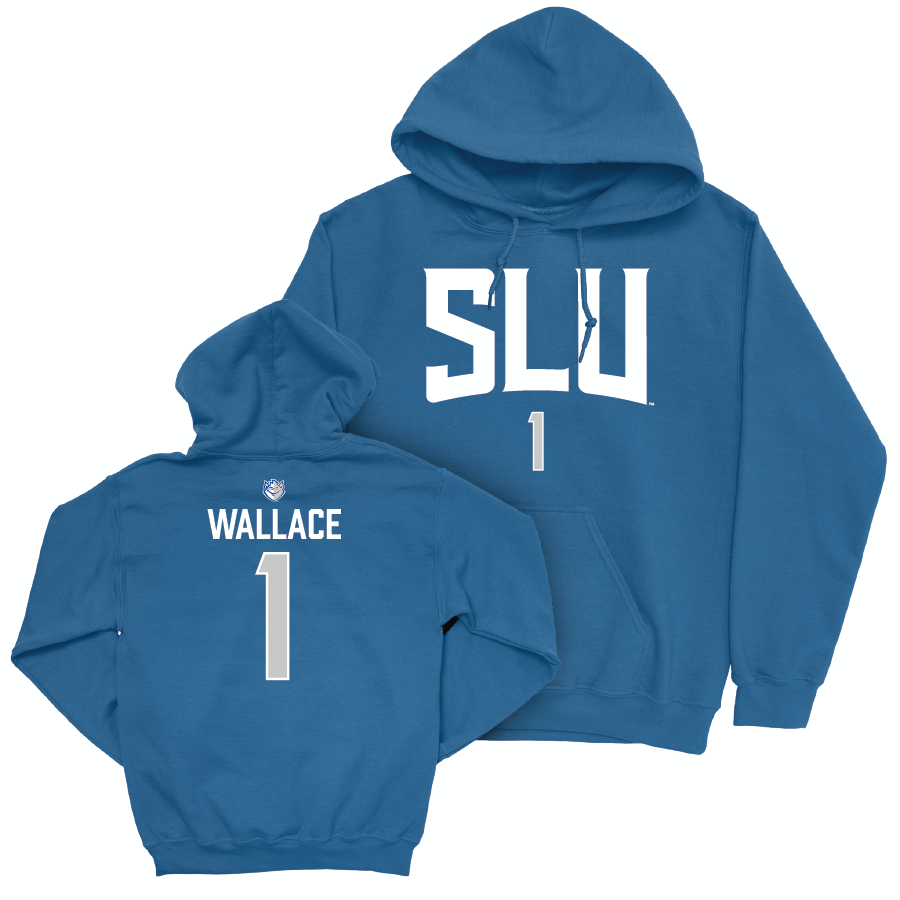 St. Louis Women's Basketball Royal Sideline Hoodie - Hannah Wallace Small