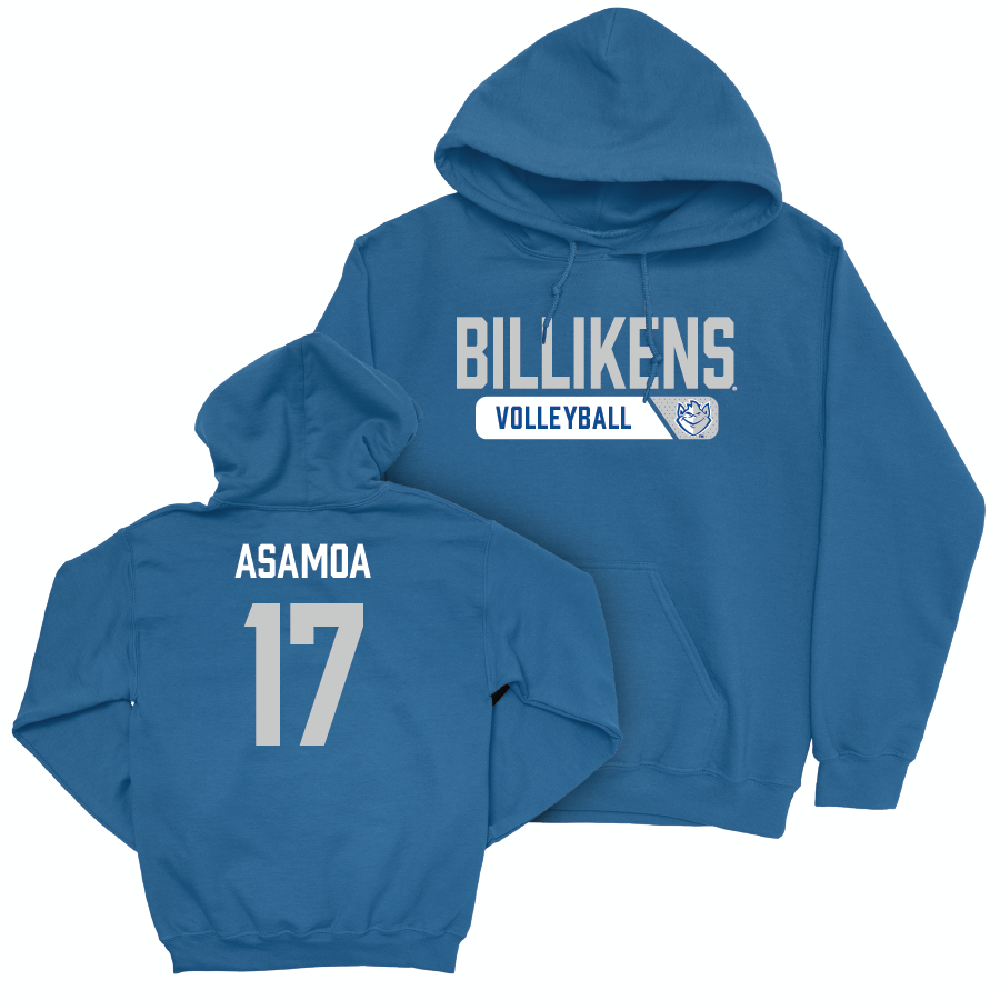 St. Louis Women's Volleyball Royal Staple Hoodie - Justina Asamoa Small
