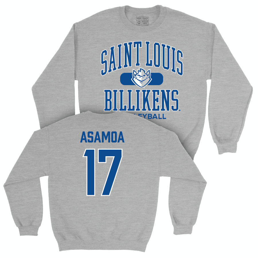 St. Louis Women's Volleyball Sport Grey Classic Crew - Justina Asamoa Small