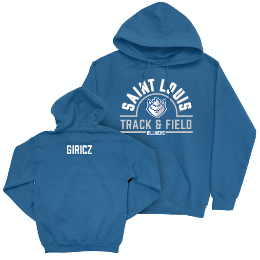 St. Louis Men's Track & Field Royal Arch Hoodie - Kyle Giricz Small