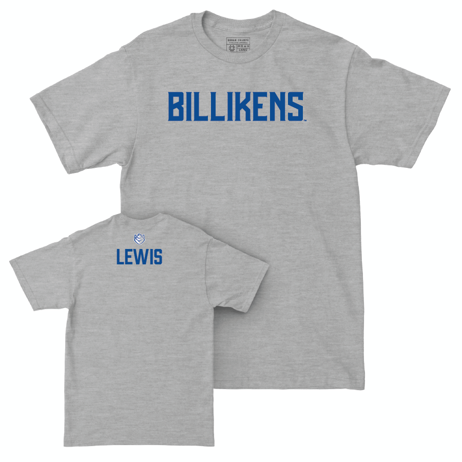 St. Louis Cheerleading Sport Grey Billikens Tee - Lilly Lewis Small