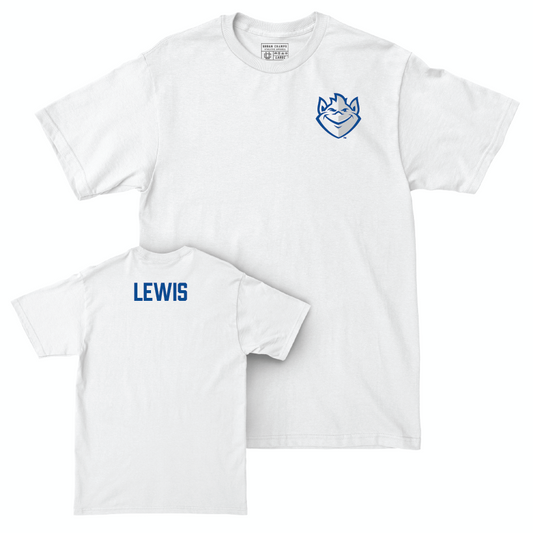 St. Louis Cheerleading White Logo Comfort Colors Tee - Lilly Lewis Small