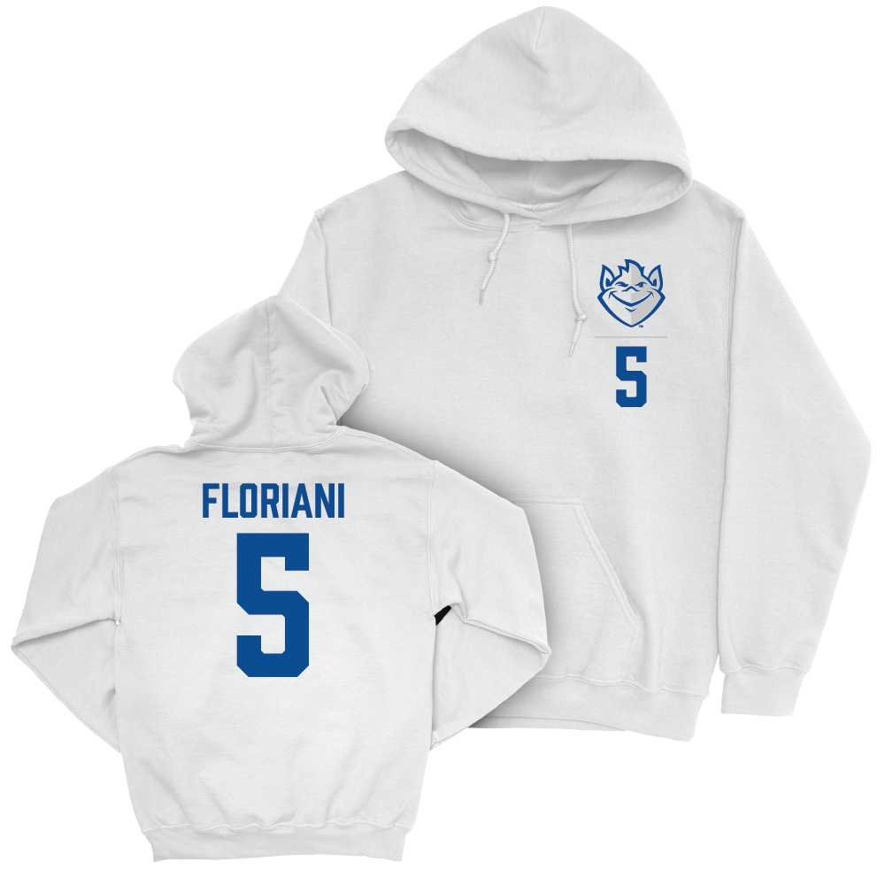 St. Louis Men's Soccer White Logo Hoodie - Max Floriani Small