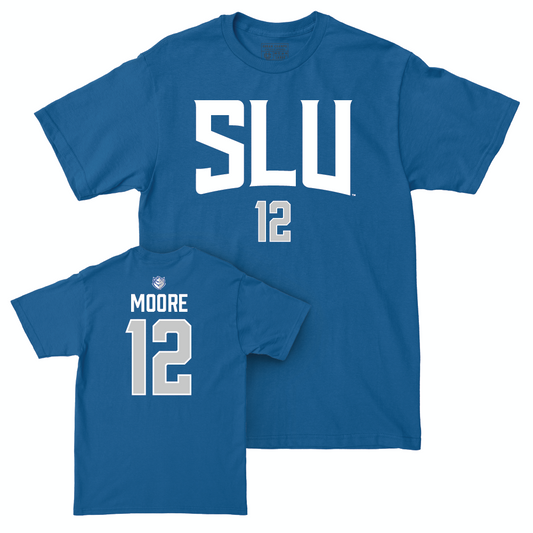 St. Louis Men's Soccer Royal Sideline Tee - Marcos Moore Small