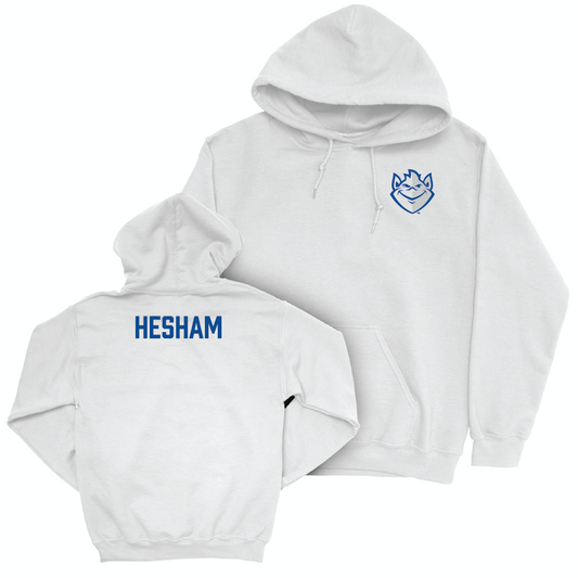 St. Louis Women's Tennis White Logo Hoodie - Norhan Hesham Small