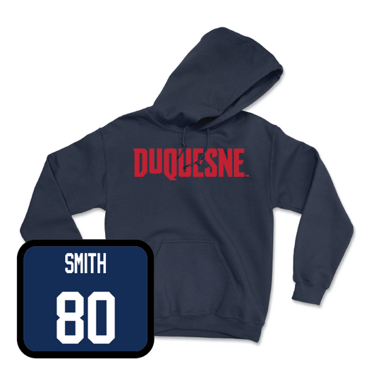 Duquesne Football Navy Duquesne Hoodie - Andrew Smith