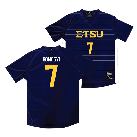 ETSU Women's Soccer Navy Jersey - Sydney Somogyi
