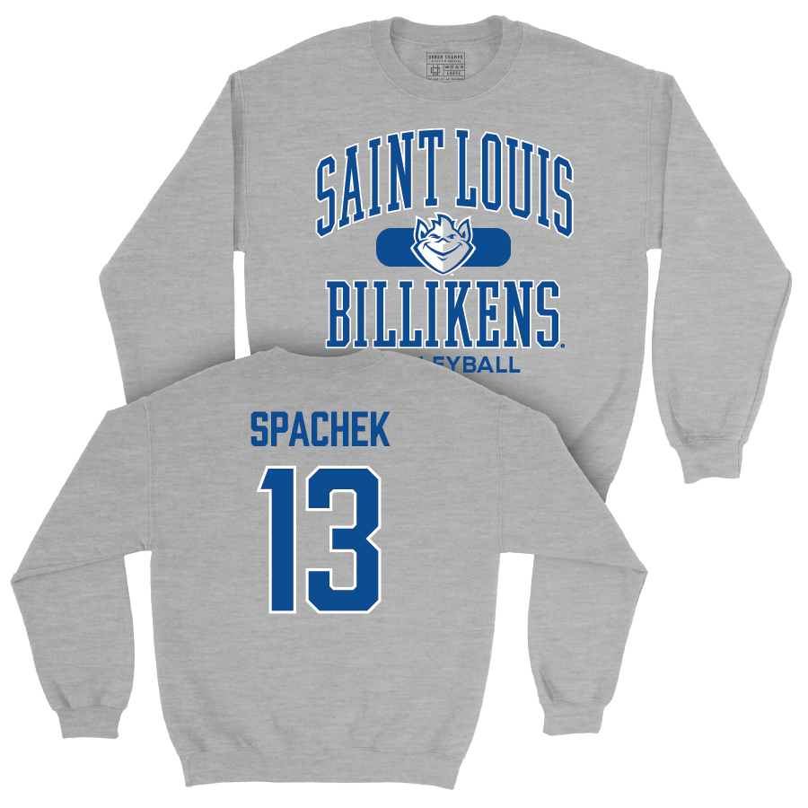 Saint Louis Women's Volleyball Sport Grey Classic Crew  - Ava Spachek