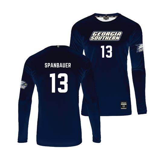 Georgia Southern Women's Volleyball Navy Jersey - Paige Spanbauer