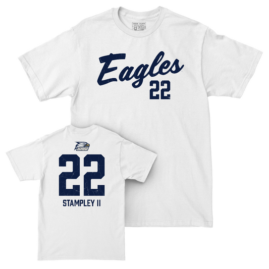 Georgia Southern Football White Script Comfort Colors Tee  - Marc Stampley ll