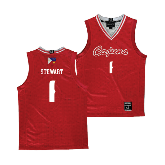 Louisiana Women's Basketball Red Jersey - Mariah Stewart | #1