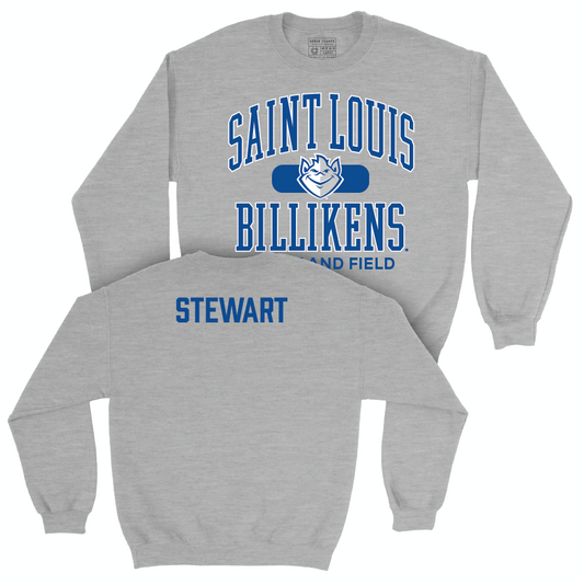 Saint Louis Men's Track & Field Sport Grey Billikens Tee  - Malik Stewart
