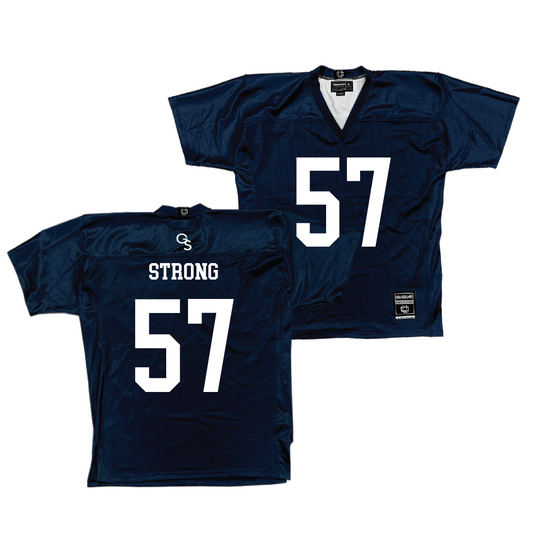 Georgia Southern Football Navy Jersey - Chandler Strong