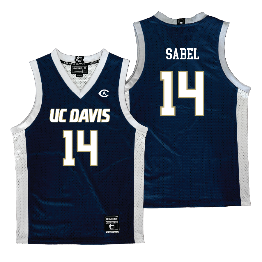 UC Davis Women's Basketball Navy Jersey - Tova Sabel