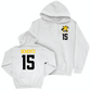 Wichita State Softball White Logo Hoodie  - Erica Schertz