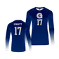 Georgetown Volleyball Navy Jersey - Makayla Serrett