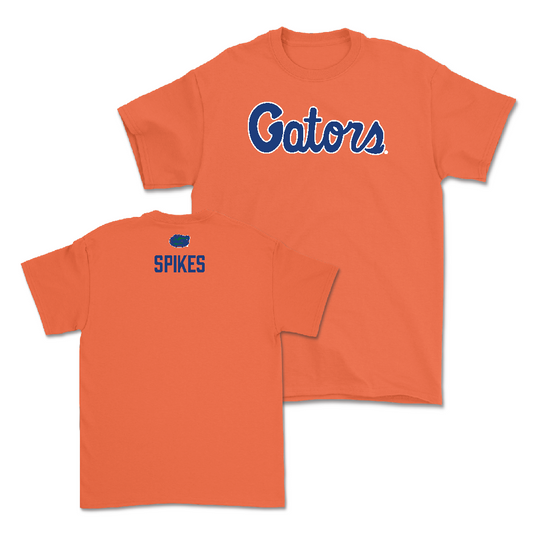 Florida Men's Track & Field Orange Script Tee - Nicholas Spikes