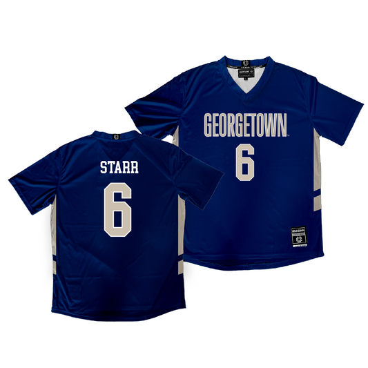 Georgetown Women's Lacrosse Navy Jersey - Maley Starr