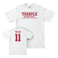 Temple Women's Basketball White Classic Comfort Colors Tee  - Tristen Taylor