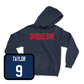 Duquesne Women's Soccer Navy Duquesne Hoodie - Cami Taylor
