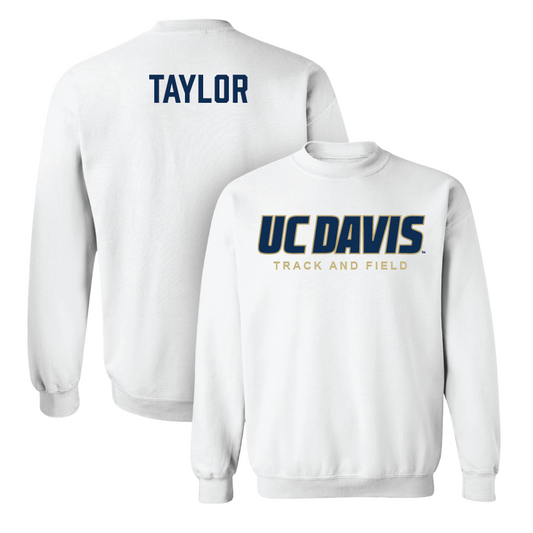 UC Davis Track & Field White Classic Crew  - Christian Taylor