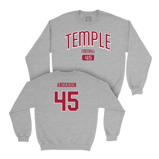 Football Sport Grey Arch Crew - Aaron Anderson Youth Small