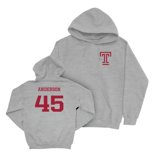 Football Sport Grey Logo Hoodie - Aaron Anderson Youth Small