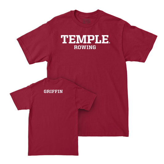 Women's Rowing Crimson Staple Tee - Brooke Griffin Youth Small