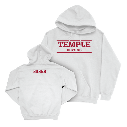 Women's Rowing White Classic Hoodie - Cassidy Burns Youth Small