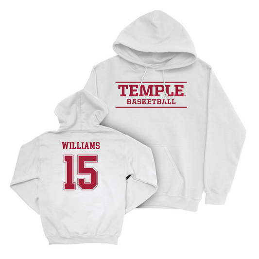 Women's Basketball White Classic Hoodie - Channing Williams Youth Small