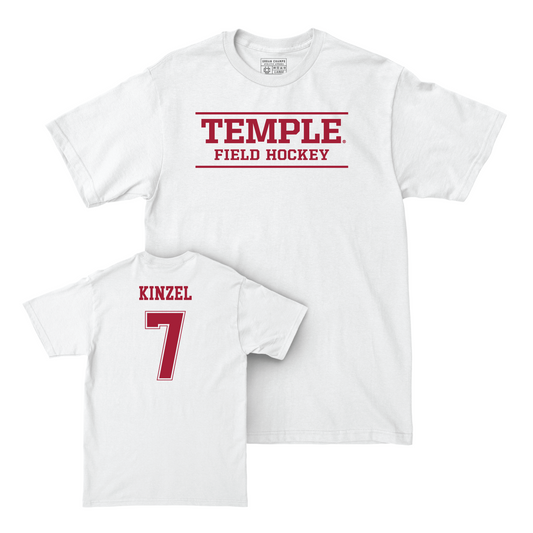 Women's Field Hockey White Classic Comfort Colors Tee - Devin Kinzel Youth Small