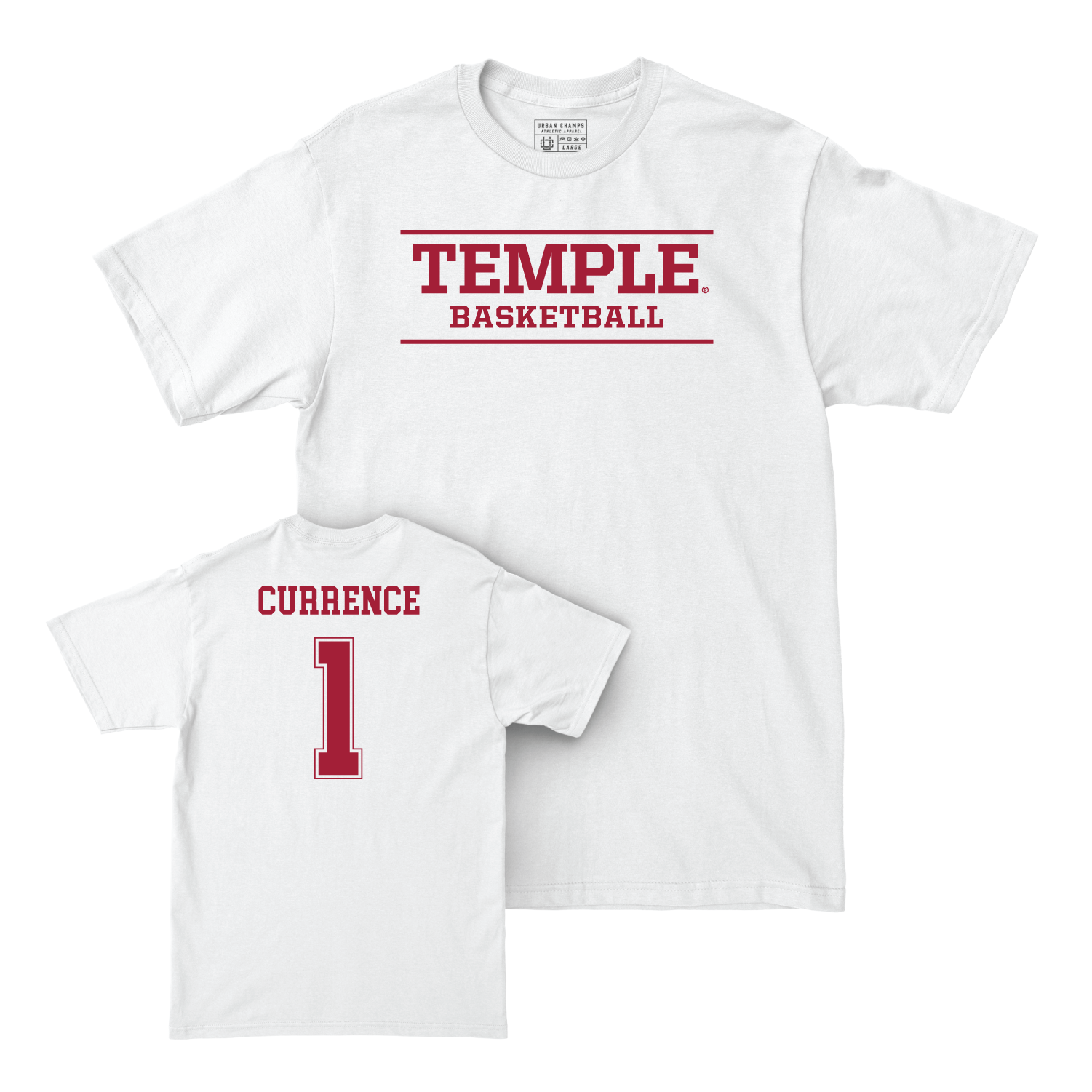 Women's Basketball White Classic Comfort Colors Tee - Kendall Currence Youth Small
