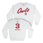 Men's Golf White Script Crew - Michael Walsh Youth Small