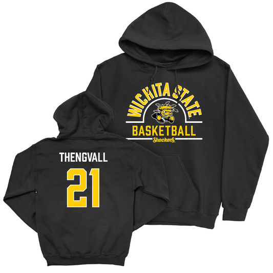 Wichita State Men's Basketball Black Arch Hoodie  - Henry Thengvall