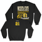 Wichita State Men's Basketball Black Hoops Crew  - Henry Thengvall