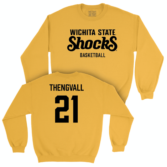 Wichita State Men's Basketball Gold Shocks Crew  - Henry Thengvall