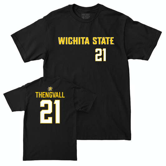 Wichita State Men's Basketball Black Sideline Tee  - Henry Thengvall