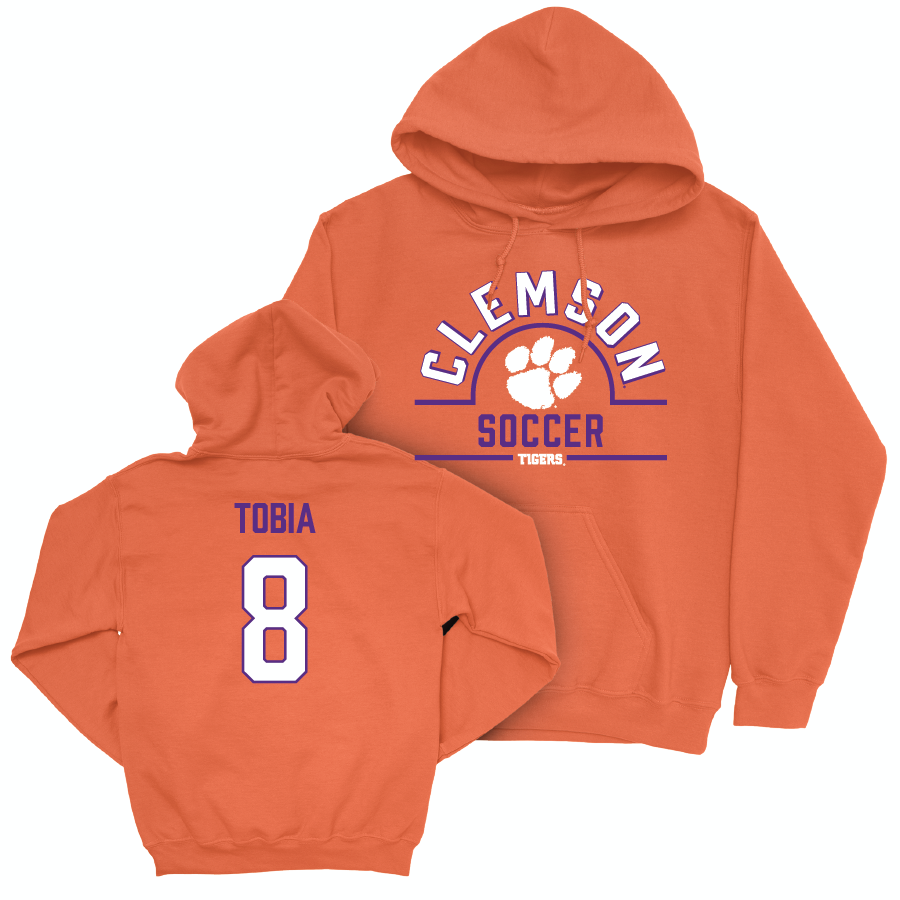 Clemson Women's Soccer Orange Arch Hoodie  - Jenna Tobia