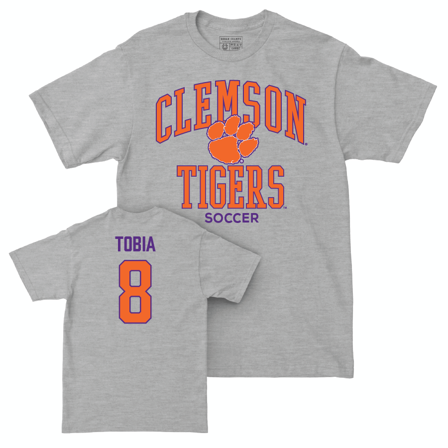 Clemson Women's Soccer Sport Grey Classic Tee  - Jenna Tobia