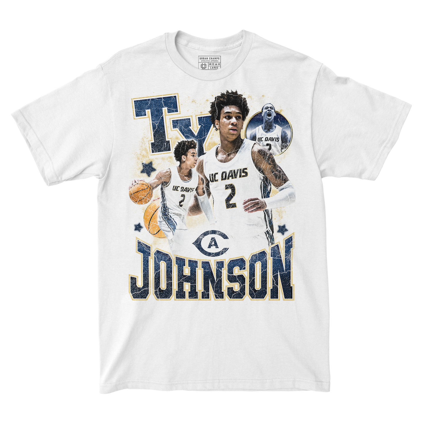 LIMITED RELEASE: UC Davis Ty Johnson Star Graphic T-shirt