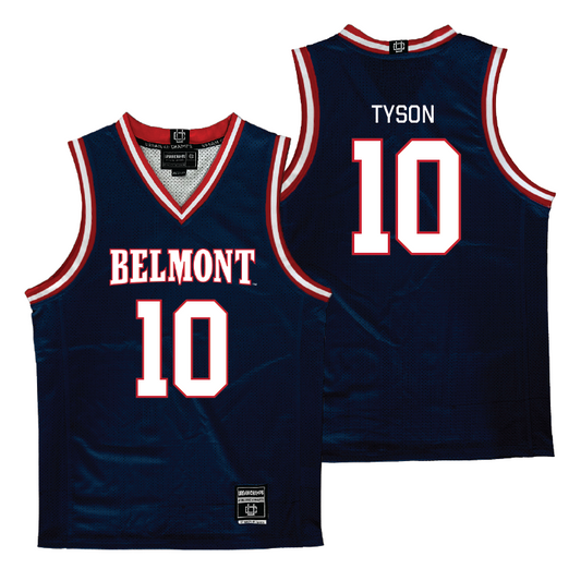 Belmont Men's Basketball Navy Jersey - Cade Tyson | #10