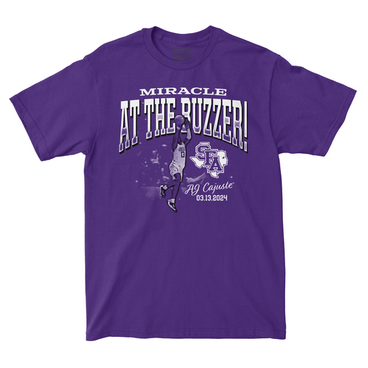Exclusive Release: Miracle at the Buzzer Purple Tee
