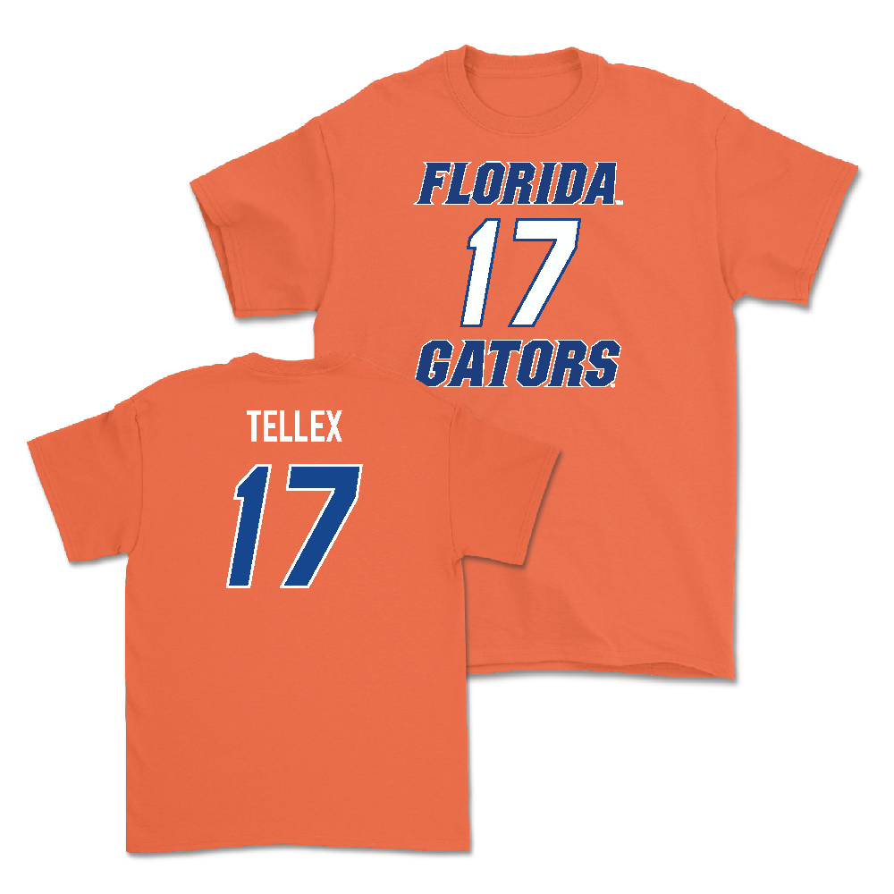 Florida Women's Soccer Sideline Orange Tee  - Delaney Tellex