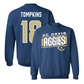 UC Davis Football Navy Slant Crew - Trent Tompkins