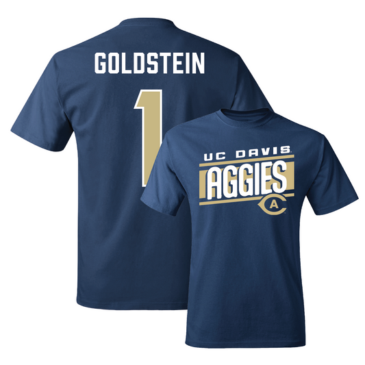 Navy Women's Soccer Slant Tee Youth Small / Caeley Goldstein | #1