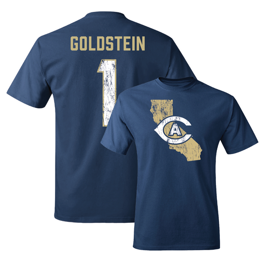 Navy Women's Soccer State Tee Youth Small / Caeley Goldstein | #1